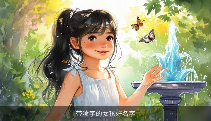 带喷字的女孩好名字