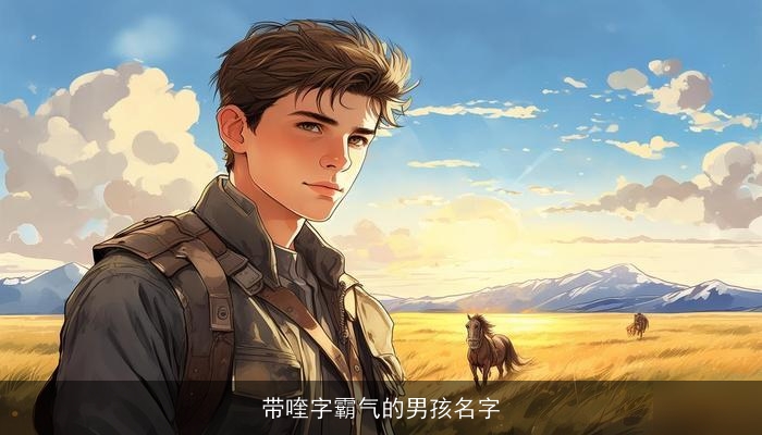带喹字霸气的男孩名字