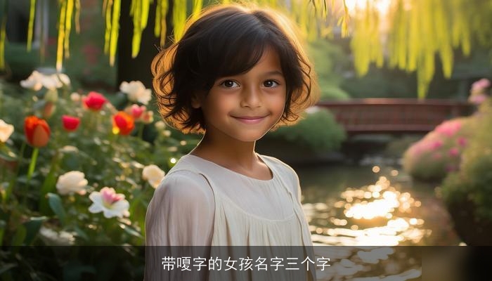 带嗄字的女孩名字三个字