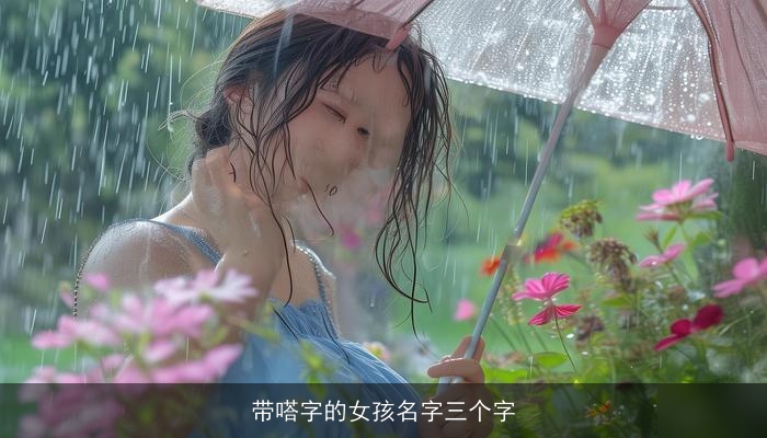 带嗒字的女孩名字三个字