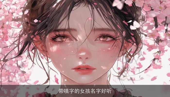 带嗔字的女孩名字好听
