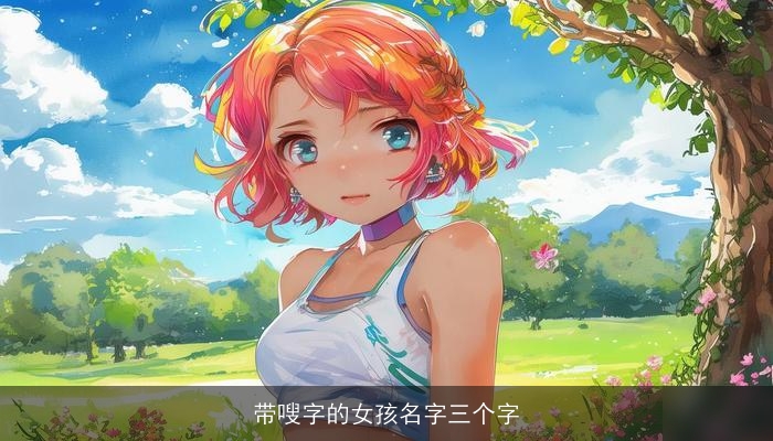 带嗖字的女孩名字三个字