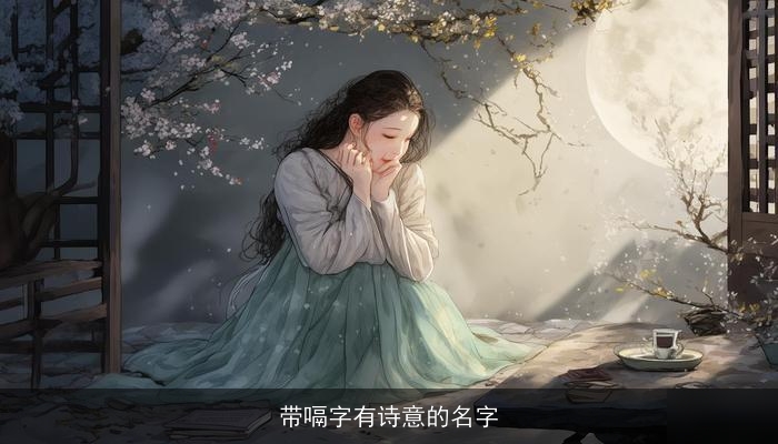 带嗝字有诗意的名字