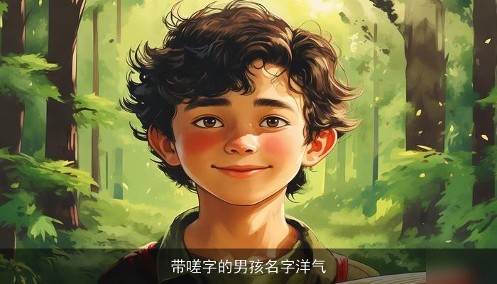 带嗟字的男孩名字洋气