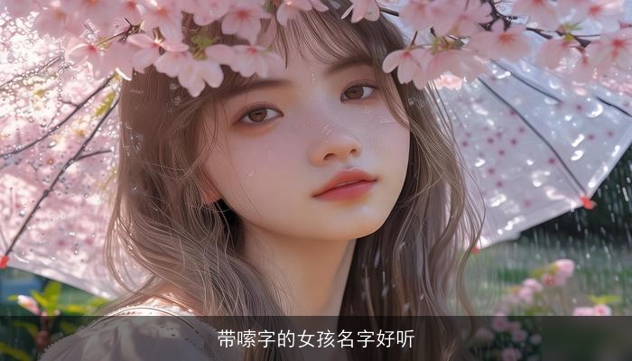 带嗦字的女孩名字好听
