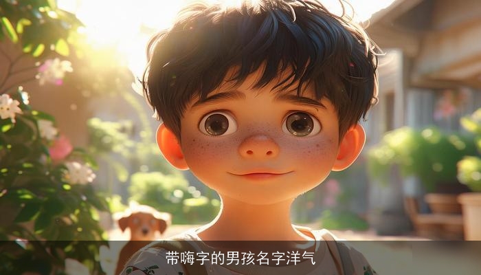带嗨字的男孩名字洋气
