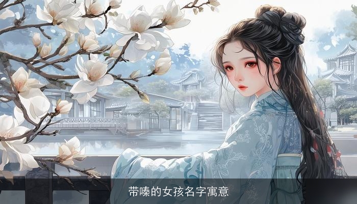 带嗪的女孩名字寓意