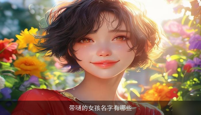 带嗵的女孩名字有哪些