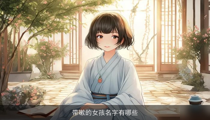 带嗽的女孩名字有哪些