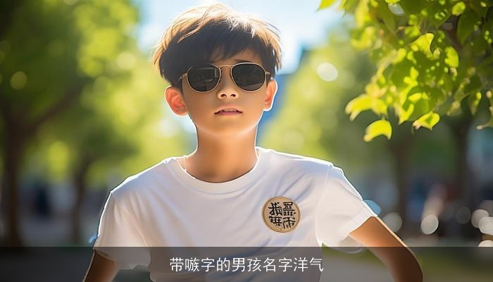 带嗾字的男孩名字洋气