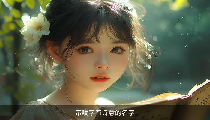 带嘀字有诗意的名字