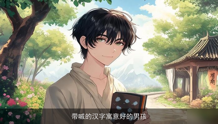 带嘁的汉字寓意好的男孩