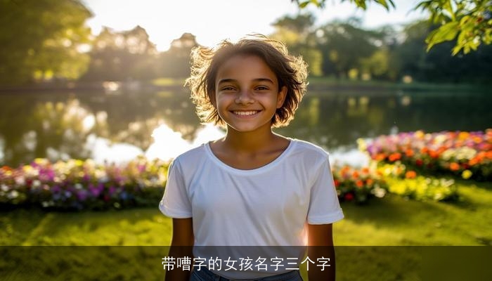 带嘈字的女孩名字三个字