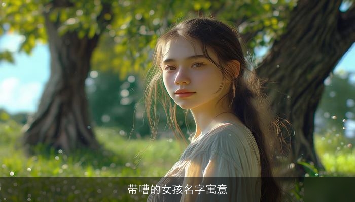 带嘈的女孩名字寓意