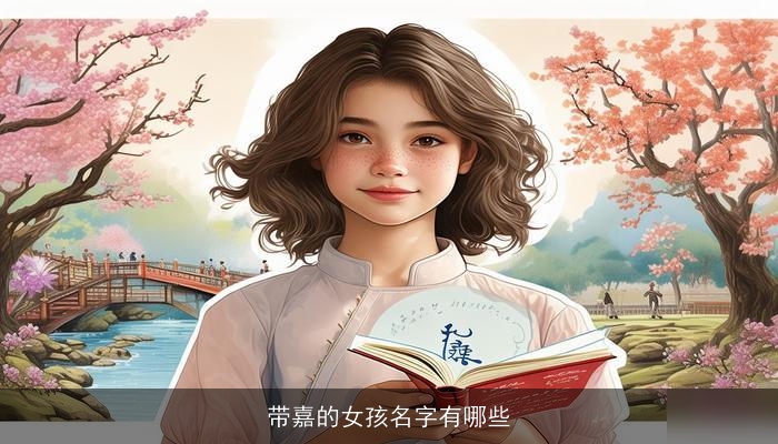 带嘉的女孩名字有哪些