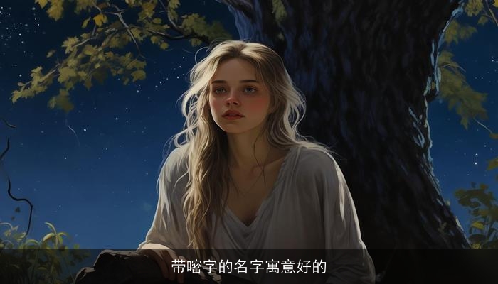 带嘧字的名字寓意好的