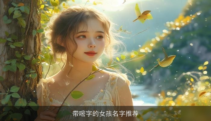 带嘧字的女孩名字推荐