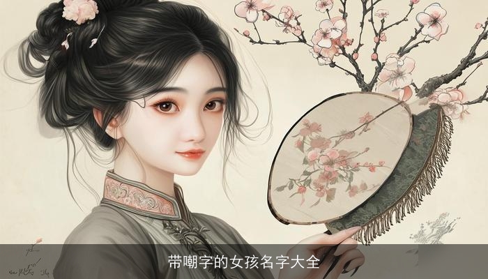 带嘲字的女孩名字大全