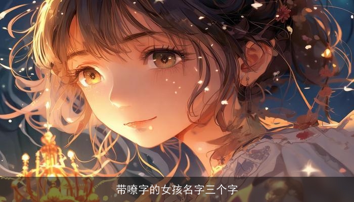 带嘹字的女孩名字三个字