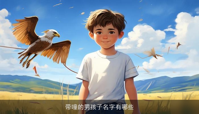 带噇的男孩子名字有哪些