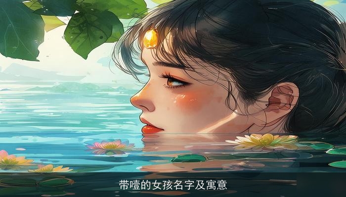 带噎的女孩名字及寓意