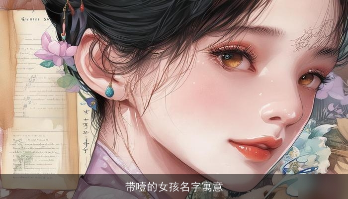 带噎的女孩名字寓意
