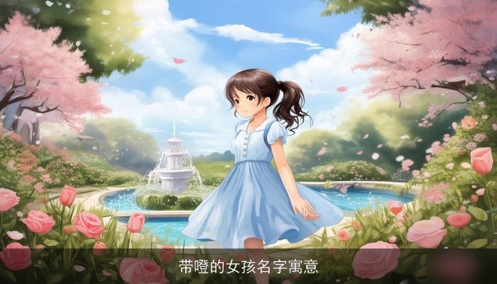 带噔的女孩名字寓意