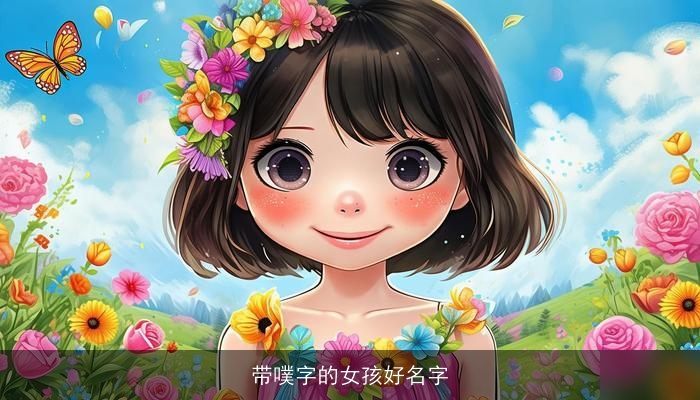 带噗字的女孩好名字