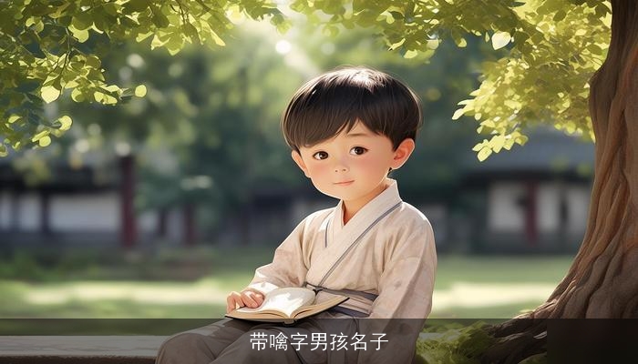 带噙字男孩名子