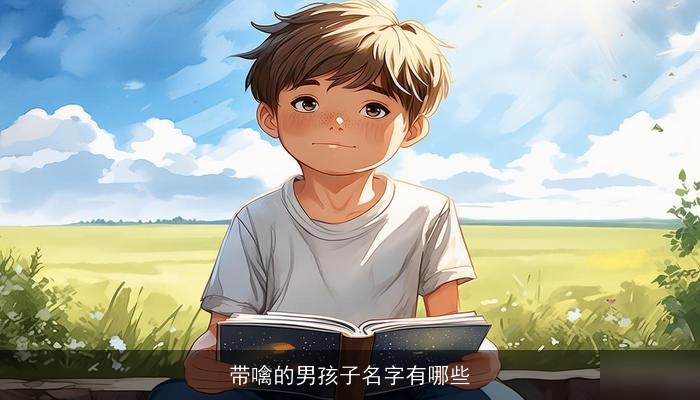 带噙的男孩子名字有哪些