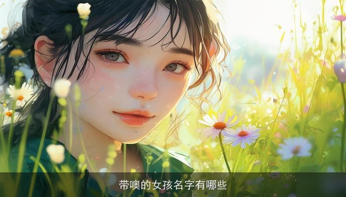 带噢的女孩名字有哪些