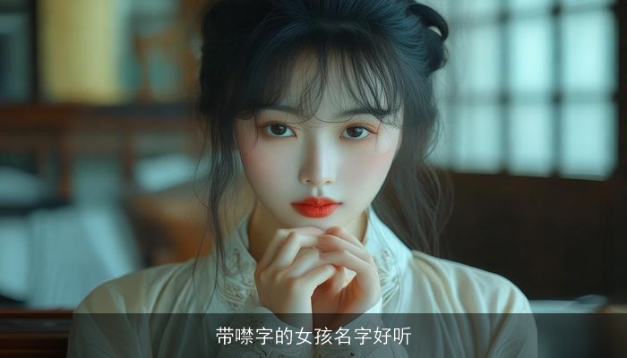 带噤字的女孩名字好听