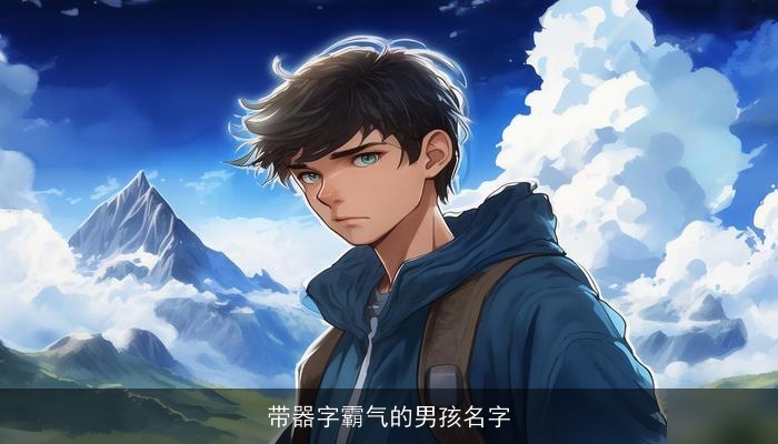 带器字霸气的男孩名字