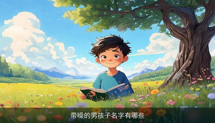 带噪的男孩子名字有哪些