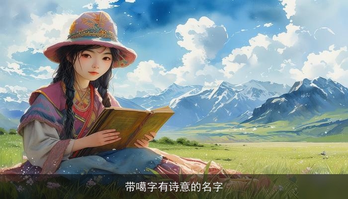 带噶字有诗意的名字