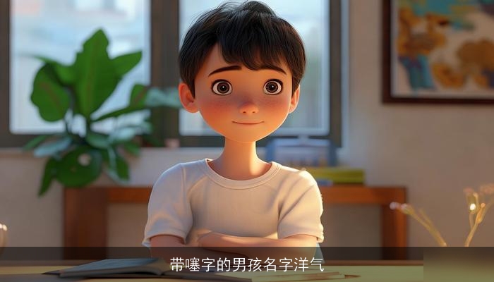 带噻字的男孩名字洋气