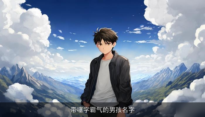 带噻字霸气的男孩名字