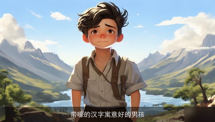 带嚎的汉字寓意好的男孩