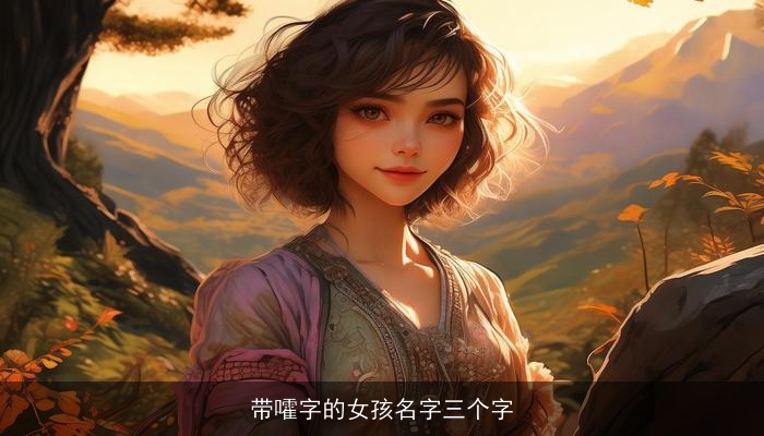 带嚯字的女孩名字三个字