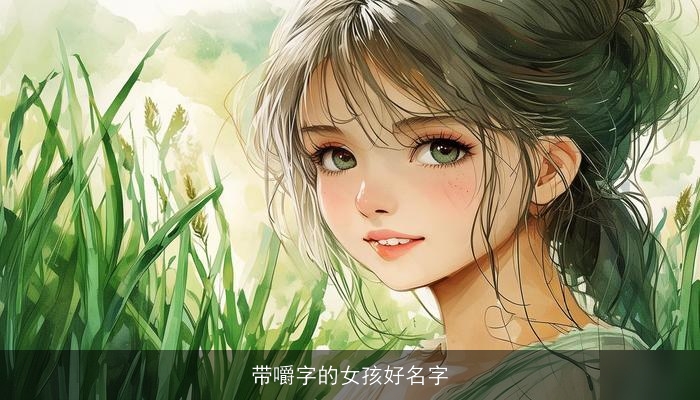 带嚼字的女孩好名字