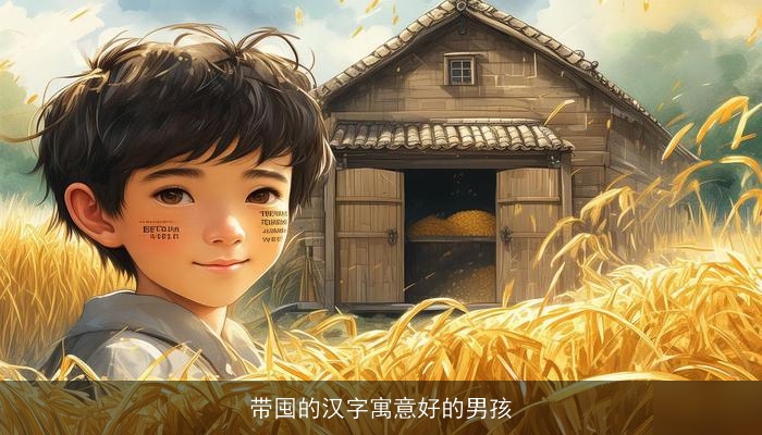 带囤的汉字寓意好的男孩