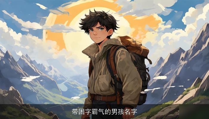 带困字霸气的男孩名字