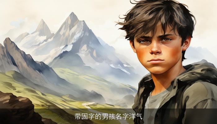 带固字的男孩名字洋气