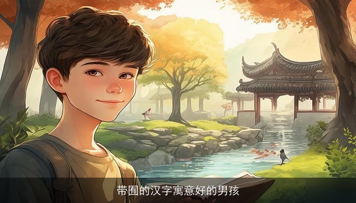 带囿的汉字寓意好的男孩