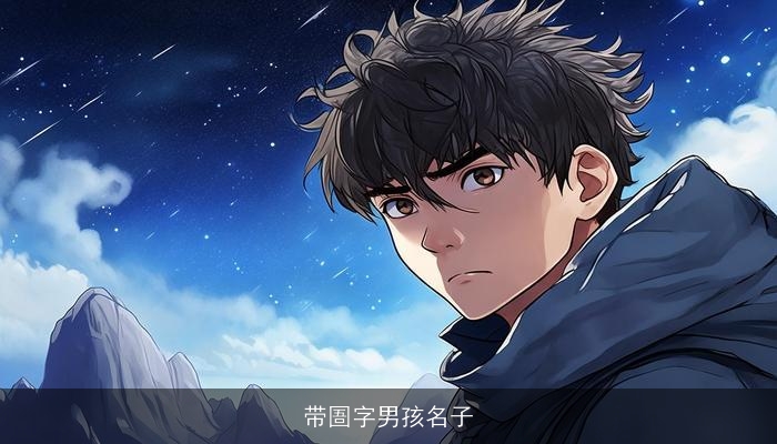 带圄字男孩名子