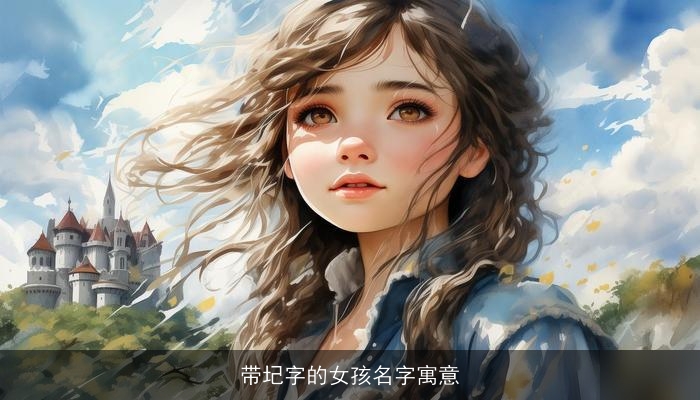 带圮字的女孩名字寓意