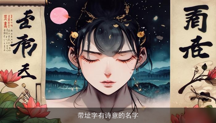 带址字有诗意的名字
