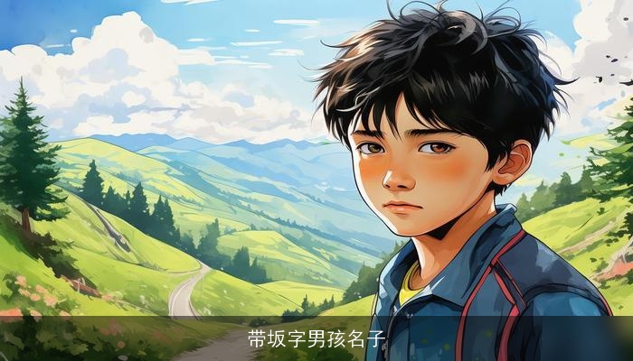 带坂字男孩名子
