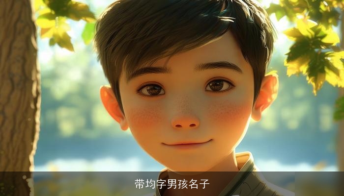 带均字男孩名子