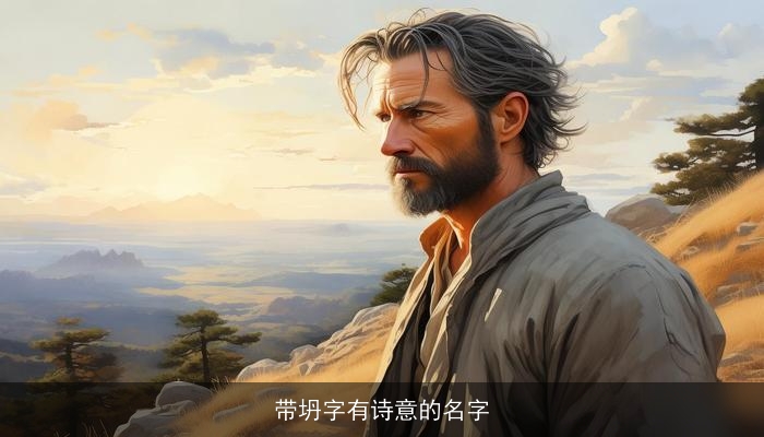 带坍字有诗意的名字